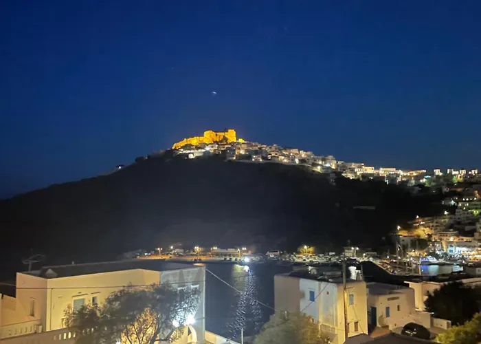 Bella Vista Blue, Verde, Veranda Sunset Astypálaia